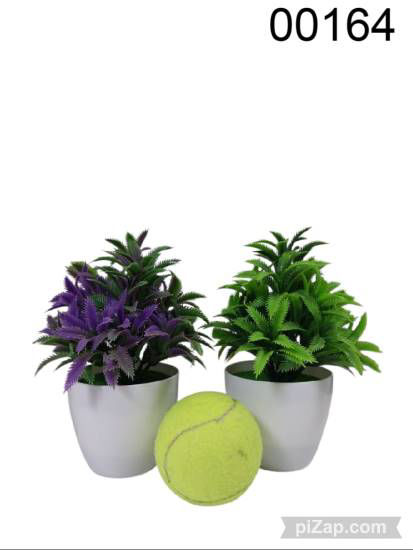 Imagen de MACETA CON FLOR 18.5  11.25